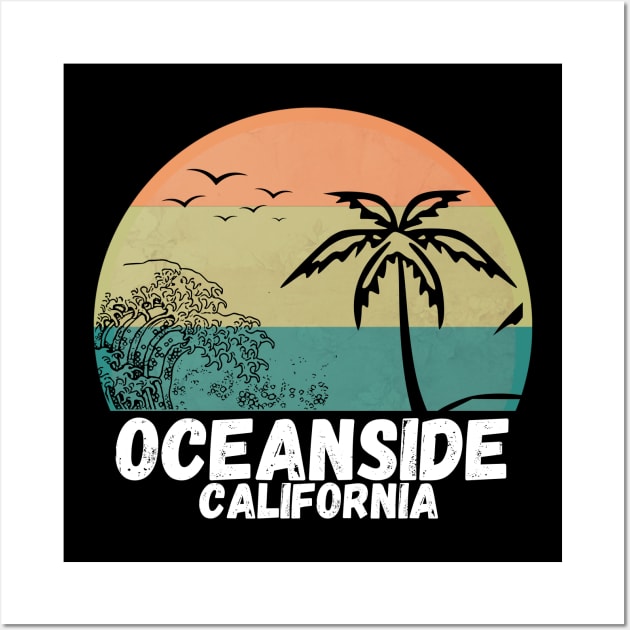 Oceanside California Wall Art by Shirt Tube